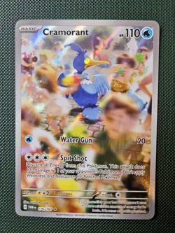 Pokemon Cramorant 176/167 Twilight Masquerade Illustration Rare Full Art Holo NM - Image 1