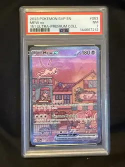 Mew Ex Pokemon Svp En-Sv Black Star Promo 053 NM PSA 7 - Image 1
