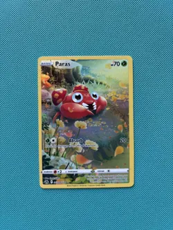 Pokemon TCG - Paras GG32/GG70 - Crown Zenith Galarian Gallery Full Art NM - Image 2