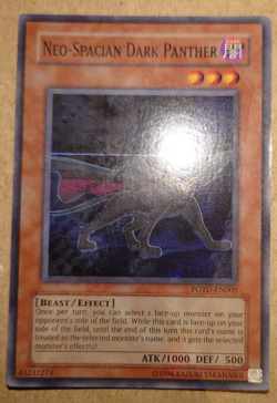 Yugioh Neo-Spacian Dark Panther POTD-EN005 Super Rare - Image 1