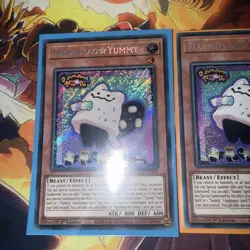 Yugioh 3x Marshmao Yummy Secret Rare 1st Ed DOOD-EN024 - Image 4