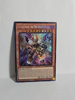Master Peace, The True Dracoverlord DOOD-EN018 Secret Rare NM Near Mint Yugioh - Image 1