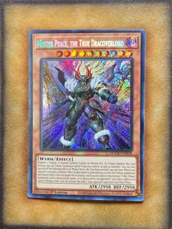 Yugioh Master Peace, the True Dracoverlord DOOD-EN018 Secret Rare 1st Ed NM - Image 1