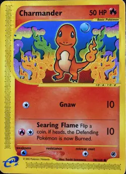 Pokemon Carta Charmander 98/165 Comune in Inglese Usata Card ✿ - Image 1