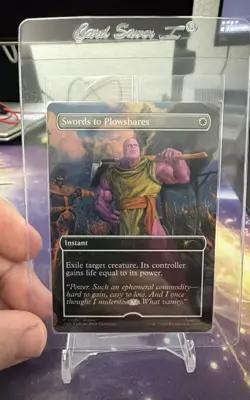 Thanos - Swords To Plowshares - PSA Magazine Promo - Magic The Gathering SEALED - Image 1