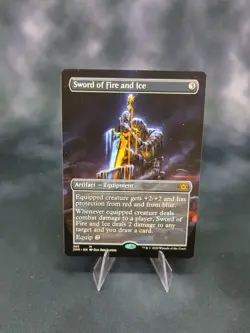 Sword of Fire and Ice (Borderless) Double Masters Regular - Image 1