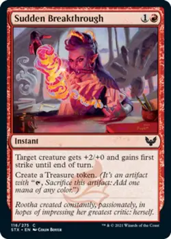Sudden Breakthrough Strixhaven: School of Mages Lightly Played, English - Image 1