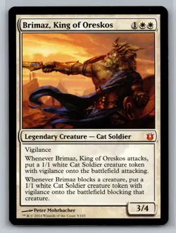 Born of the Gods #5 Brimaz, King of Oreskos *M6 - Image 1