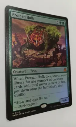 MTG MOLE PROTEIFORME Foil ENG PROTEAN HULK FOIL MINT RAVNICA REMASTERED MINT - Image 1