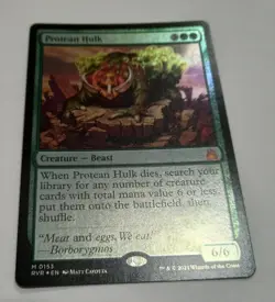 MTG MOLE PROTEIFORME Foil ENG PROTEAN HULK FOIL MINT RAVNICA REMASTERED MINT - Image 2