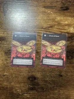 2x Sorcery Contested Realm Alpha Kickstarter Drums of Doom Elite Non Foil - Image 1