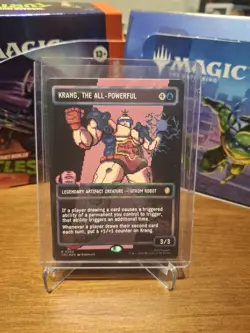 MTG TMNT Teenage Mutant Ninja Turtles Krang, the All-Powerful 8 bit SURGE FOIL - Image 1
