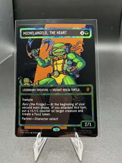 MTG TMNT Michelangelo, the Heart M 0092 Surge Foil - Image 1
