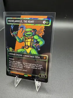 MTG TMNT Michelangelo, the Heart M 0092 Surge Foil - Image 2