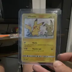 Pokemon TCG Pikachu SM162 Promo Holo Card - English Basic HP 60 - Image 1