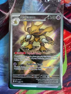 Pokemon TCG Alakazam 009 Mega Evolutions ETB Promo Sealed NM! - Image 1
