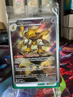 Pokemon TCG Alakazam 009 Mega Evolutions ETB Promo Sealed NM! - Image 2