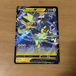 Zeraora V 053/198 Prize Pack Series Pokemon Play! Mint Condition - Image 1