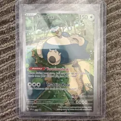 Pokemon TCG Snorlax Scarlet & Violet Pokemon Center Stamped Promo - Image 1