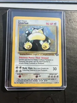 1999 Pokemon Snorlax Jungle 11/64 Holo DMG - Image 1