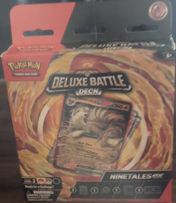 Pokemon TCG Deluxe Battle Deck Ninetales ex 60-Card Deck English 2024 - Image 1