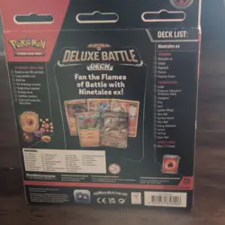 Pokemon TCG Deluxe Battle Deck Ninetales ex 60-Card Deck English 2024 - Image 2