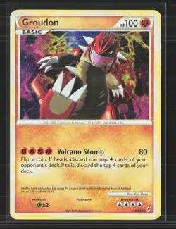 Pokemon 2011 Call of Legends Groudon #6/95 - Image 1