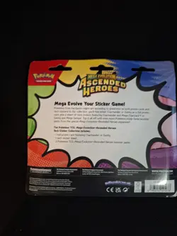 Pokemon Tech Sticker Collection - Ascended Heroes 3-Pack Blister Gastly - Sealed - Image 2