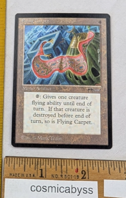 Flying Carpet Arabian Nights MTG Magic the Gathering CCG card 499 - Image 1
