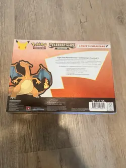 Pokemon TCG Celebrations Lance's Charizard V Collection Box Promo Booster 2021 - Image 3