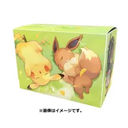 Pokemon Card Game Pikachu Eevee your hard work Deck Case Sleeve Set - Image 4