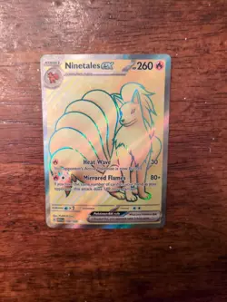Ninetales EX Pokemon Trading Card - Image 1