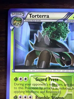 Torterra 3/135 Plasma Storm Rare Regular Stage 2 HP150 Pokemon TCG Card English - Image 2