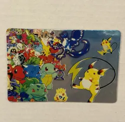 Pokemon Rare Vintage Japanese Hologram Sticker Card 1990’s - Image 1