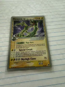 Pokemon TCG Rayquaza EX 97/101 Rare Delta Species World Championships 2007 - Image 4