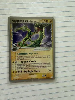Pokemon TCG Rayquaza EX 97/101 Rare Delta Species World Championships 2007 - Image 5