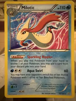 Pokemon TCG Milotic 44/160 Regular Card XY Primal Clash Lightly Played - Image 1