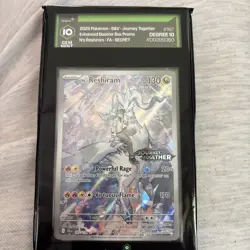 N's Reshiram 167/159 Stamped IR 2025 Pokemon Journey Together Graded 10 Gem Mint - Image 1