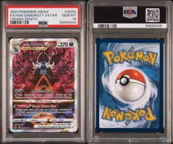 2023 Pokemon Crown Zenith # GG52 Full Art Hisuian Samurott VSTAR PSA 10 GEM MINT - Image 1