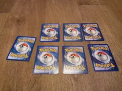 Lot of 7 Pokemon Cards Older Cards non Holo Rare and WOTC included - Image 2