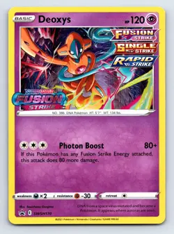 Deoxys (Prerelease) SWSH170 Holo Promo Sword & Shield Promo Pokemon Near Mint - Image 1