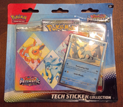 Pokemon TCG Prismatic Evolutions Tech Sticker Collection - Glaceon New & Sealed - Image 1