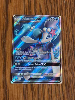Pokemon Primarina GX SM39 Promo Full Art Holo 250HP LP/MP Pokemon Card - Image 1