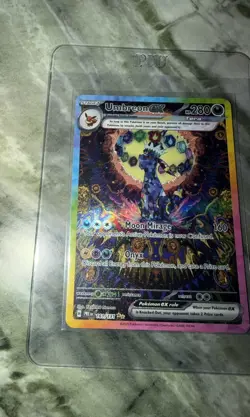 Pokemon Umbreon EX Prismatic Evolutions #161/131 Special Illustration Rare NM - Image 3
