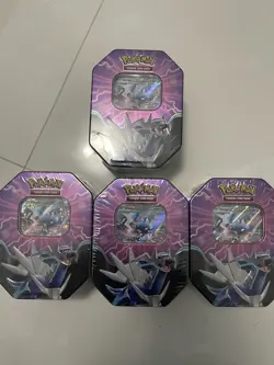 Pokemon Azure Legends ex Tin Set Dialga Kyogre Xerneas Standard Size 2025 - Image 1