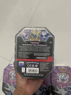 Pokemon Azure Legends ex Tin Set Dialga Kyogre Xerneas Standard Size 2025 - Image 2