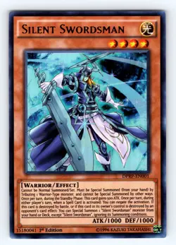 Yugioh Silent Swordsman DPRP-EN001 Ultra Rare - NM 💎 - Image 1