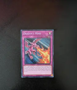 Dragon's Mind (Secret Rare) RA05-EN082 Rarity Collection 5 Yu-Gi-Oh NM - Image 1