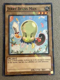 Yugioh Jerry Beans Man BP03-EN001 1st Shatterfoil (NM) - Image 1