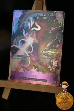 Kaido P-010 Championship One Piece Card Game English Carte Holo Foil Alt NM - Image 1
